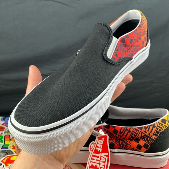 Vans Slip-on Logo Flame In Various Sizes - Picture 9 of 10